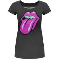 amplified camiseta manga larga pixel lick para mujer