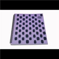 europa splash notebooks 160 lined pages a4 purple cover pack of 3