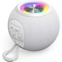 altavoz hama ball shape mono blanco