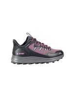 zapatillas de montana hi-tec trek waterproof negro mujer