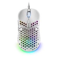 mars gaming mm55w raton gaming rgb 12800 dpi blanco