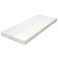 vidaxl colchon 7 zonas espuma de pu 10 cm h2 h3 80x200 cm