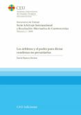 los arbitros y el poder para dictar condenas no pecuarias