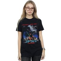 disney camiseta manga larga return of the jedi para mujer