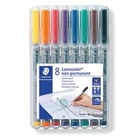 staedtler lumocolor non-permanent medium assorted pack of 8 316 wp8