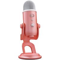 blue mic yeti para the aurora collection microfono usb multipatron premium con blue voce rosa