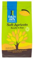 crazy jack organic soft apricots - 200g