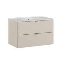 mueble bajo lavabo encastrado estratificado 80cm