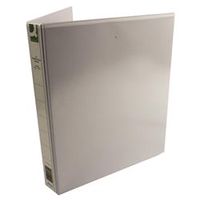 q-connect presentation 25mm 4d-ring binder a4 white pk 6 - kf01325q