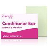 friendly soap lavender  geranium conditioner bar - 90g