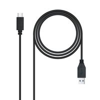 nanocable cable usb 31 gen2 a usb-c machomacho 15m negro