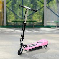 patinete plegable nino electrico tipo scooter con manillar rosa patinete electrico plegable tipo sco