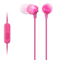 sony mdr-ex15ap auriculares con microfono rosa