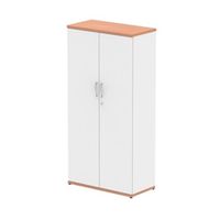 impulse 1600mm cupboard beech and white