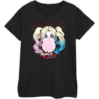 dc comics camiseta manga larga mad love para mujer