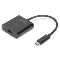 digitus adaptador usb type-c a hdmi 4k30hz negro