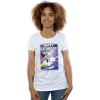 disney camiseta manga larga wreck it ralph happy caturday para mujer