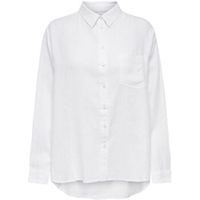 only camisa 15259585 tokyo linen shirt-bright white para mujer