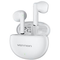 vention elf 06 nbkw0 auriculares bluetooth con estuche de carga y autonomia de 6h blancos