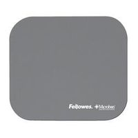 fellowes  mouse pad with microban protection silver 5934005