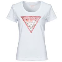 guess camiseta rn satin triangle para mujer