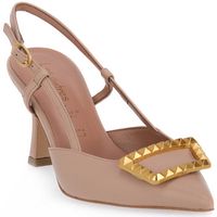 priv lab zapatos de tacon nude vernice para mujer