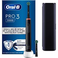 oral-b pro 3 3500 cepillo de dientes electrico negro con estuche