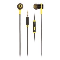 ngs cross rally auriculares con microfono amarillos