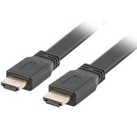 cable hdmi lanberg machomacho v20 4k plano 1m negro