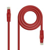 nanocable cable de red rj45 lszh cat6a utp awg24 3m rojo