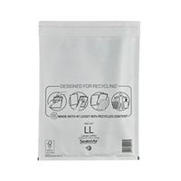 mail lite bubble lined postal bag size ll 230x330mm white - 100355434