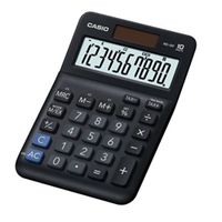 casio ms-10f 10 digit desk calculator black ms-10f-wa