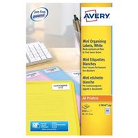 avery laser mini labels 46mmx111mm 84 per sheet white 8400 pack