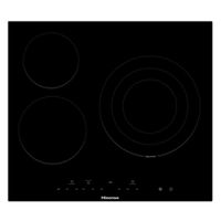 hisense e6322c placa vitroceramica 3 zonas 60cm negra