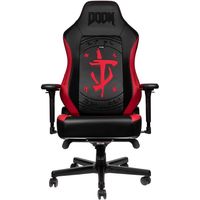 noblechairs hero doom edition silla gaming negrorojo