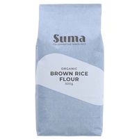 suma prepacks - organic brown rice flour  500g