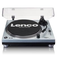 lenco l-3809me plato dj de accionamiento directo con codificacion usbpc azul metalico