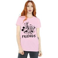 disney camiseta manga larga mickey mouse and friends para mujer