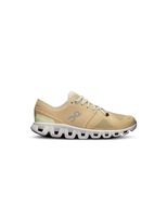 zapatillas de running on running cloud x 3 mujer beige