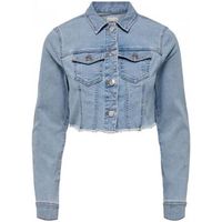 only chaquetas 15256098 wonder-light blue denim para mujer