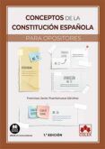 conceptos de la constitucion espanola para opositores