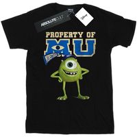 disney camiseta manga larga monsters university property of mu para mujer