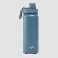 botella de agua metalica mediana de mp - azul galaxia - 500ml
