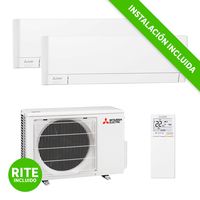 aire acondici 2x1 mitsubishi electric mxz-2f wifi 2x3010fg instalacion incluida