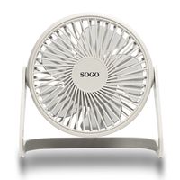 sogo ventilador de sobremesa usb 12cm blanco