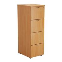 4 drawer filing cabinet - beech - tes4fcbe2