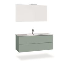 mueble de bano de 4 piezas en mdf verde salvia