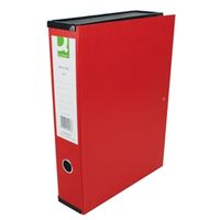 q-connect 75mm box file foolscap red 5 pack 31818kin0