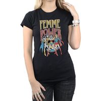 dc comics camiseta manga larga femme power para mujer