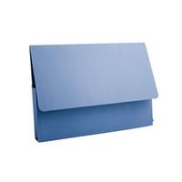 exacompta guildhall document wallet 285gsm a4 blue 50 pack